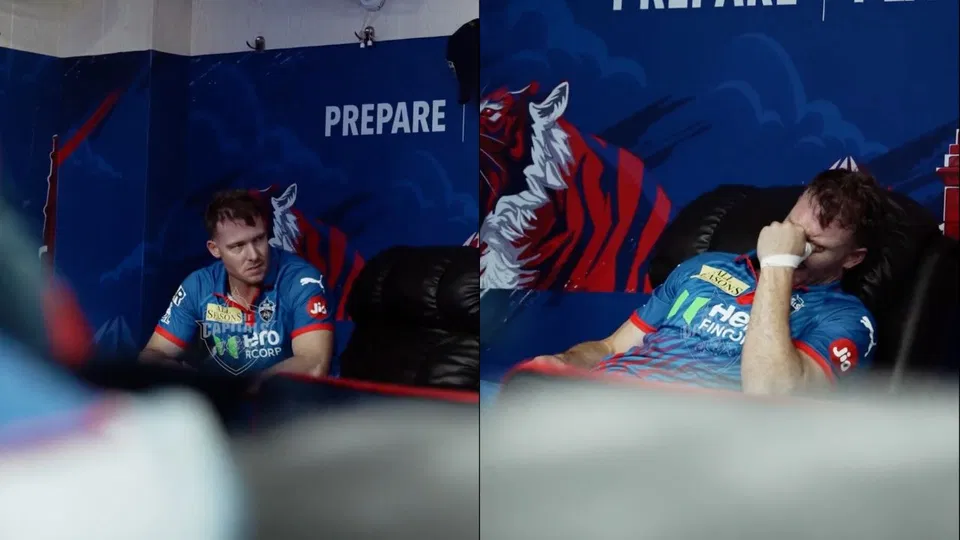 GT के ख़िलाफ़ 1 रन से हार के बाद दिल्ली कैपिटल्स के ड्रेसिंग रूम में अकेले रोते नज़र आए डेविड मिलर